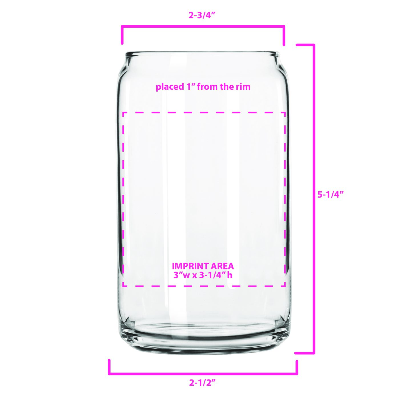16oz Libbey Glass Can Product