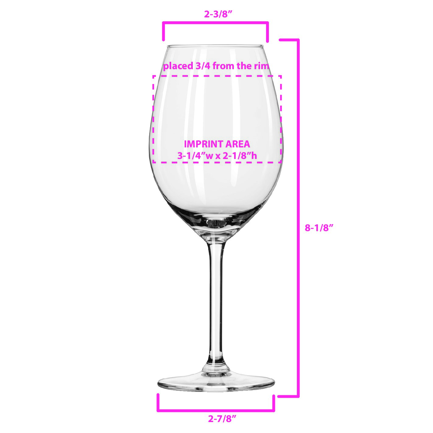 Custom Engraved Riedel Crystal Wine Glass - 12 oz - Item 0489/1