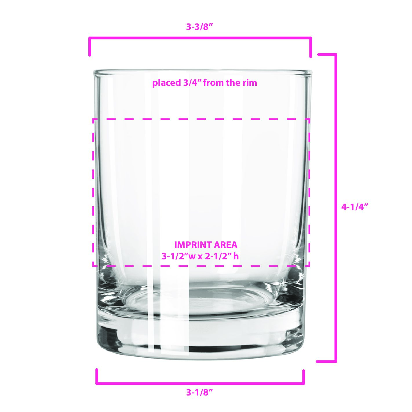 14oz Libbey/Arc Clear Glass, Size: One Size